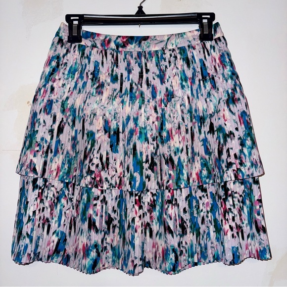 Beautiful JCrew Multicolor Pleated Skirt - Picture 1 of 7